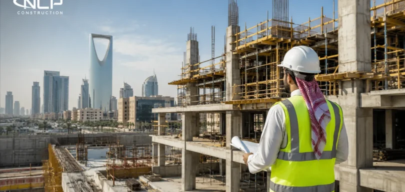 شركة NCP مقاول أعمال مدنية في الرياض ينفذ هيكل خرساني لمشروع سكني